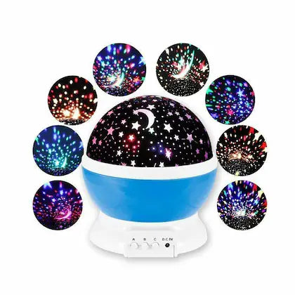 StarMaster Projection Lamp - LED Night Light for Room Decor, Stars, Sky