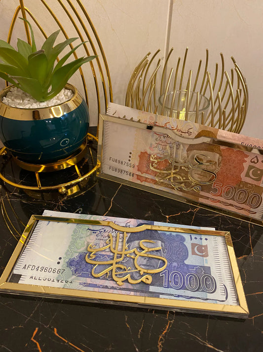 Luxury Acrylic Eid Envelope – Perfect Eidi Gift for Loved Ones