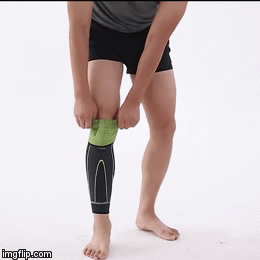 Adjustable Knee Brace Support Compression Knee (allow to open)