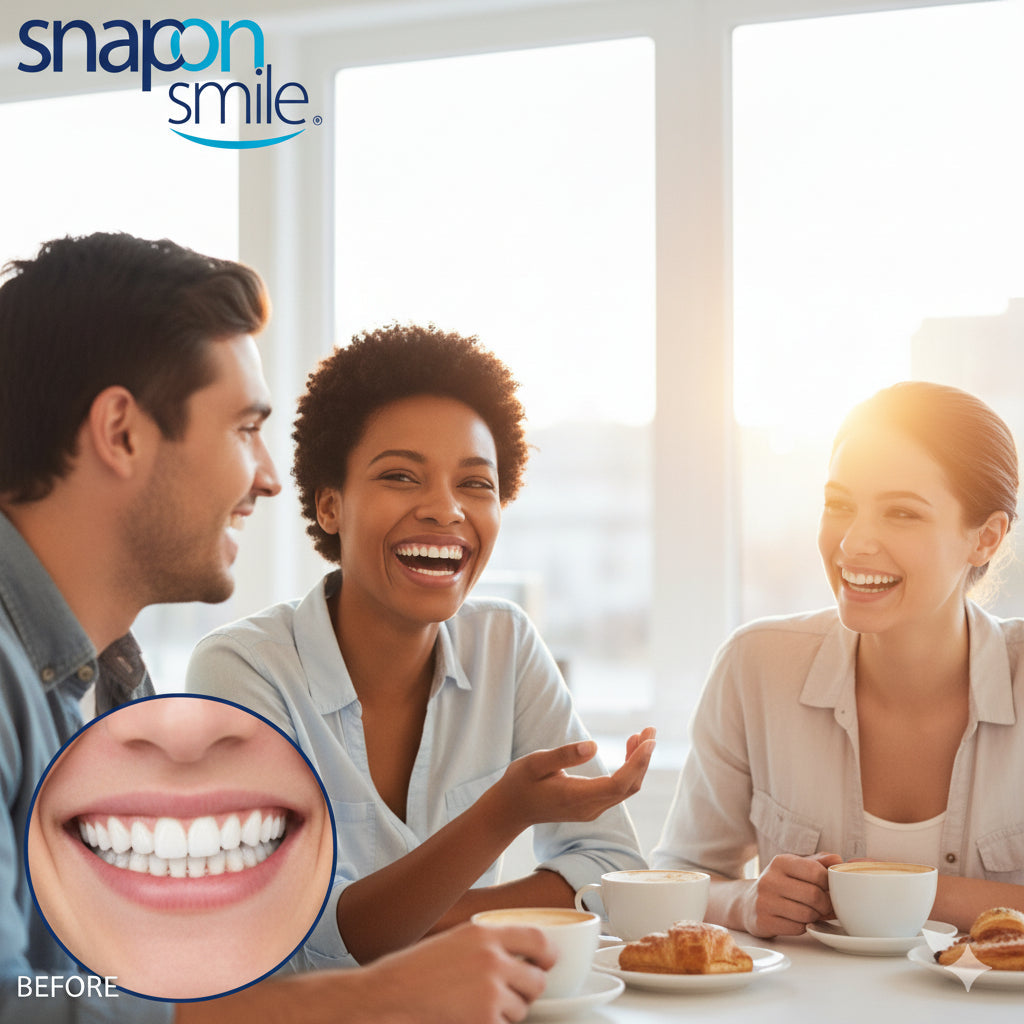 Instant Smile Reusable Snap On Veneers (Upper & Lower) Premium Quality