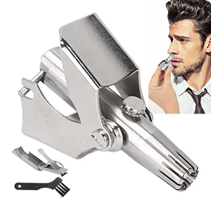 Stainless Steel Manual Nose and Ear hair Trimmer