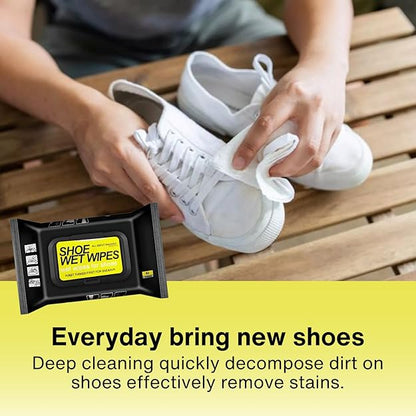 Shoe Wipes, Premium Sneaker Cleaner, Sneaker Cleaner Wipes, 100 Pcs