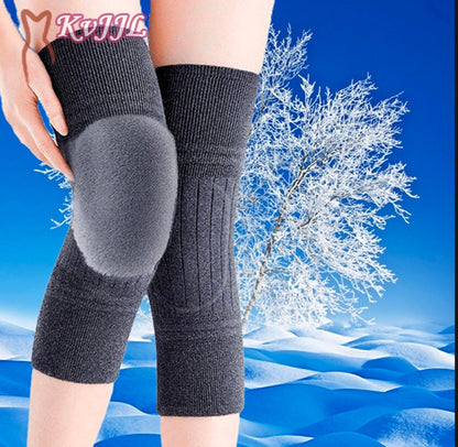 Winter Warm Knee Pads for Men And Women - Wool Material, Hand Washable, Elastic, No Feathers