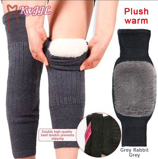 Winter Warm Knee Pads for Men And Women - Wool Material, Hand Washable, Elastic, No Feathers