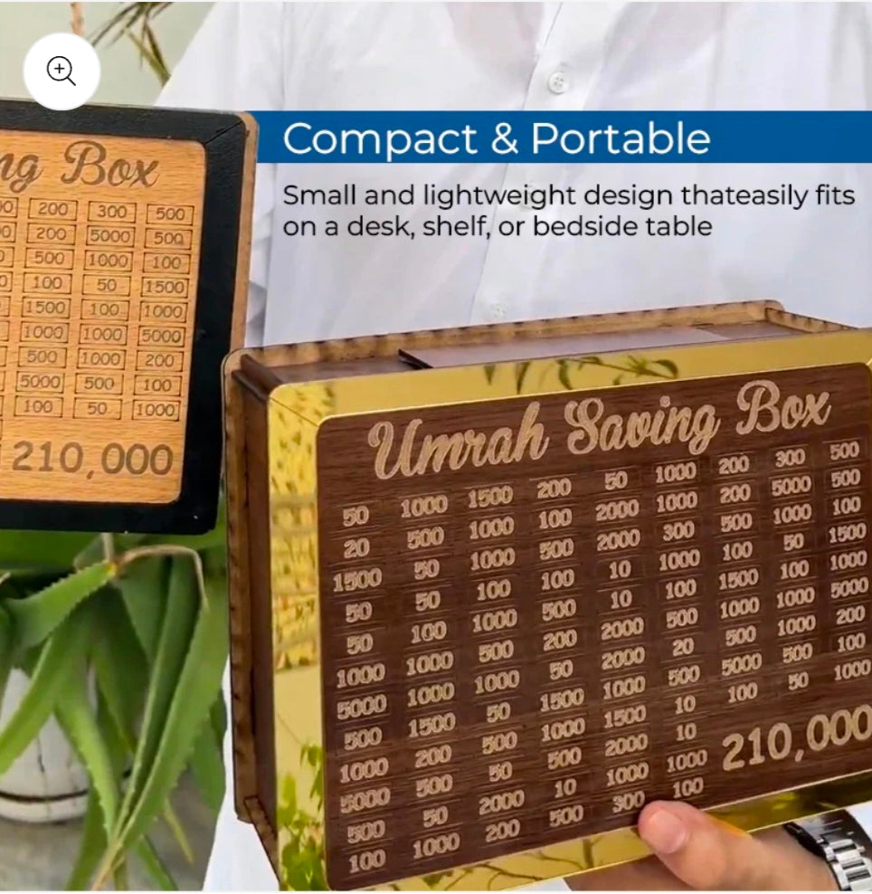 Umrah Saving Box (Time To See ALLAH KA GAHAR)
