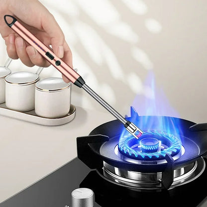 Electric Arc Lighter Rechargeable Stove Lighters random color aastore