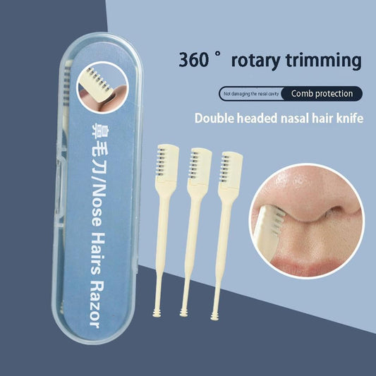 2 Pcs Nasal Manual Nose Hair