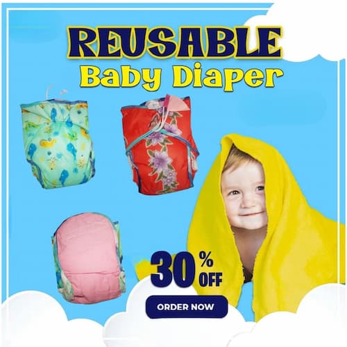 Kids Reusable Baby Diaper