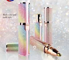 2 In 1 Flawless Eyebrow Hair Remover Stylish & Fashionable Rechargeable Facial Hair Trimmer For Women