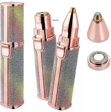 2 In 1 Flawless Eyebrow Hair Remover Stylish & Fashionable Rechargeable Facial Hair Trimmer For Women