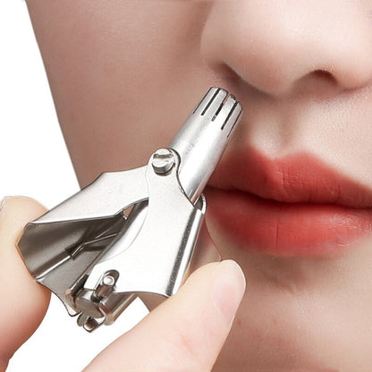 Stainless Steel Manual Nose and Ear hair Trimmer