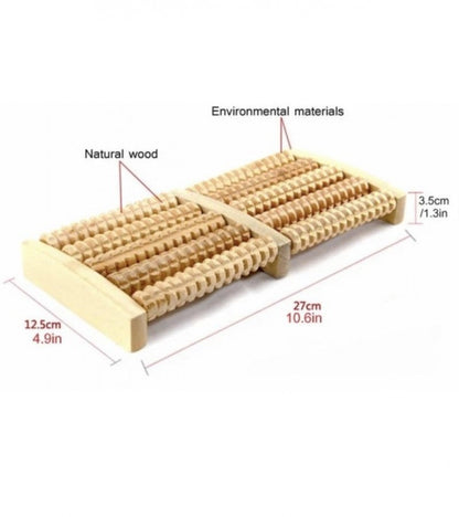 Wooden Foot Massager / Traditional Wooden Roller Foot Massager